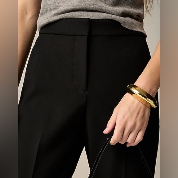 NEW J.Crew Black Petite Kate Straight-Leg Four Season Stretch Career Pants 8P - Picture 5 of 11